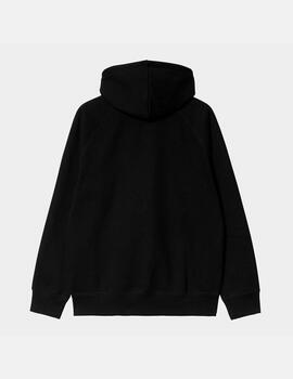 Sud. Cap. Abierta CARHARTT WIP HOODED CHASE - Black / Gold
