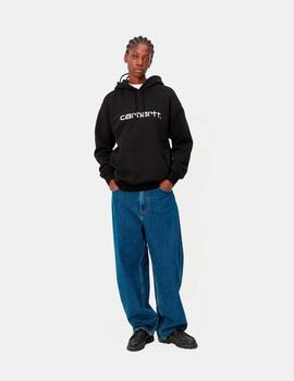 Sudadera CARHARTT WIP W' HOODED - Black / White