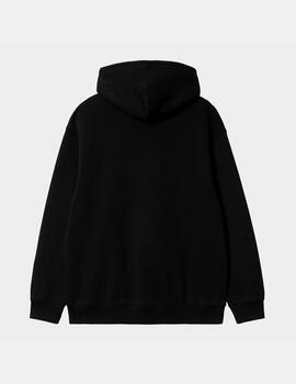 Sudadera CARHARTT WIP W' HOODED - Black / White