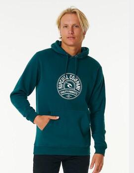 Sudadera CapuchaRIP CURL STAPLER - Blue Green