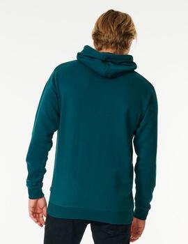 Sudadera CapuchaRIP CURL STAPLER - Blue Green