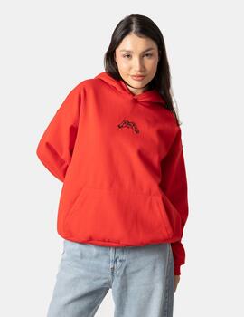 Sudadera Capucha KAOTIKO HEART HAND - Red