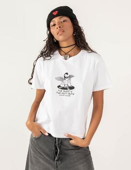 Camiseta KAOTIKO WASHED PUNK ANGEL - White