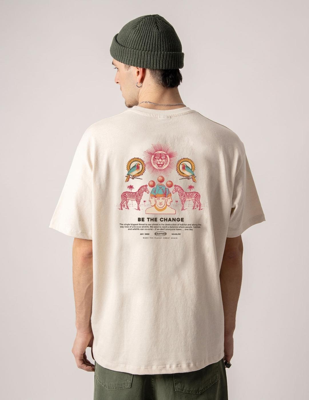 Camiseta KAOTIKO WASHED NAIROBI - Light Stone