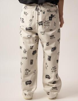 Pantalón KAOTIKO SKATE BELF URBAN - Ivory