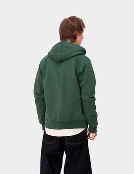Sud. Cap. Abierta CARHARTT WIP HOODED CHASE - Sycamore Tree