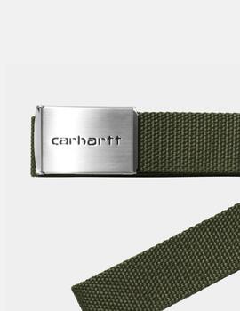 Cinturón CARHARTT WIP CLIP CHROME - Office Green