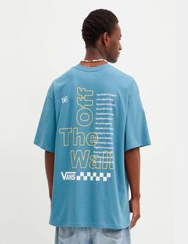 Camiseta VANS POSTED - Bluestone
