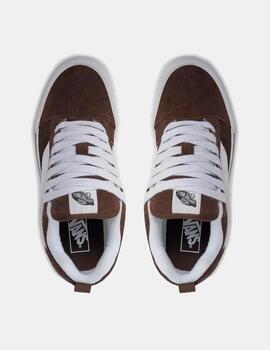 Zapatillas VANS KNU SKOOL - Brown/White