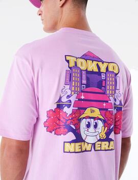 Camiseta NEW ERA LOCATION GRPHC OS NEWERA - Pastel Pink