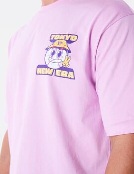 Camiseta NEW ERA LOCATION GRPHC OS NEWERA - Pastel Pink