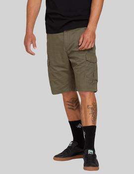 Bermuda Volcom  MITER II CARGO - Dark olive