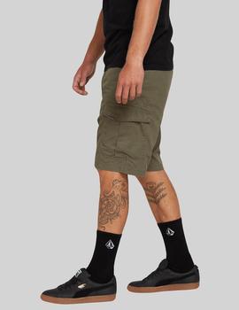 Bermuda Volcom  MITER II CARGO - Dark olive