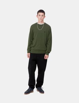 Jersey CARHARTT WIP MADISON - Tarragon / Black