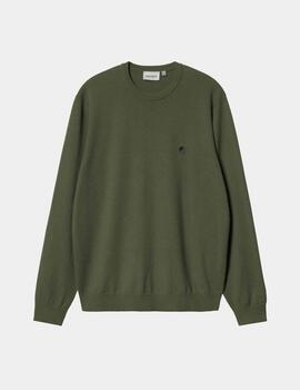 Jersey CARHARTT WIP MADISON - Tarragon / Black