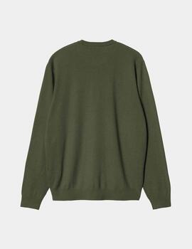 Jersey CARHARTT WIP MADISON - Tarragon / Black