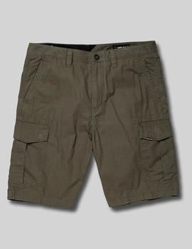 Bermuda Volcom  MITER II CARGO - Dark olive