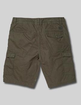 Bermuda Volcom  MITER II CARGO - Dark olive