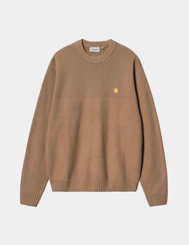 Jersey CARHARTT CHANE - Leather / Gold