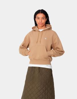 Sudadera CARHARTT WIP W' HOODED CASEY - Peanut / Silver