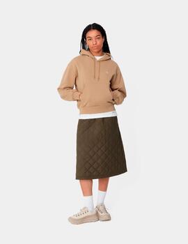 Sudadera CARHARTT WIP W' HOODED CASEY - Peanut / Silver