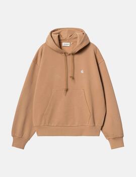 Sudadera CARHARTT WIP W' HOODED CASEY - Peanut / Silver