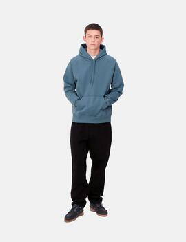 Sud. Capucha CARHARTT WIP CHASE SWEAT - Positano / Gold
