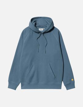 Sud. Capucha CARHARTT WIP CHASE SWEAT - Positano / Gold