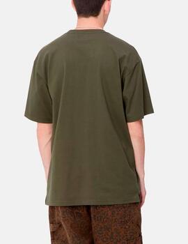 Camiseta CARHARTT WIP MADISON - Office Green / White