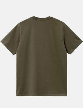 Camiseta CARHARTT WIP MADISON - Office Green / White
