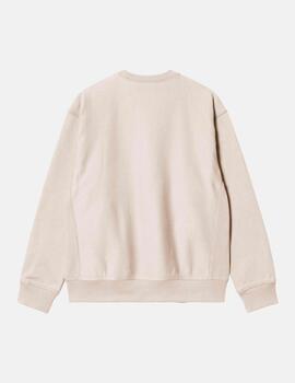 Sudadera Cap. CARHARTT WIP AMERICAN SCRIPT - Moonbeam