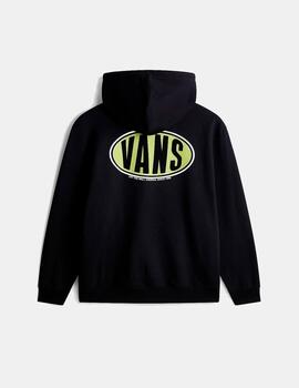 Sudadera Capucha VANS SPRAY ON LOOSE - Black