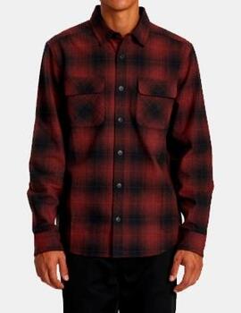 Camisa RVCA DAYSHIFT FLANL - Red Earth