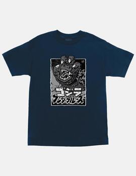 Cta. SANTA CRUZ X GODZILLA HAND FRONT - Navy