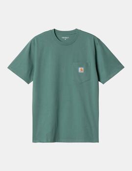 Camiseta CARHARTT WIP POCKET - Silver Pine