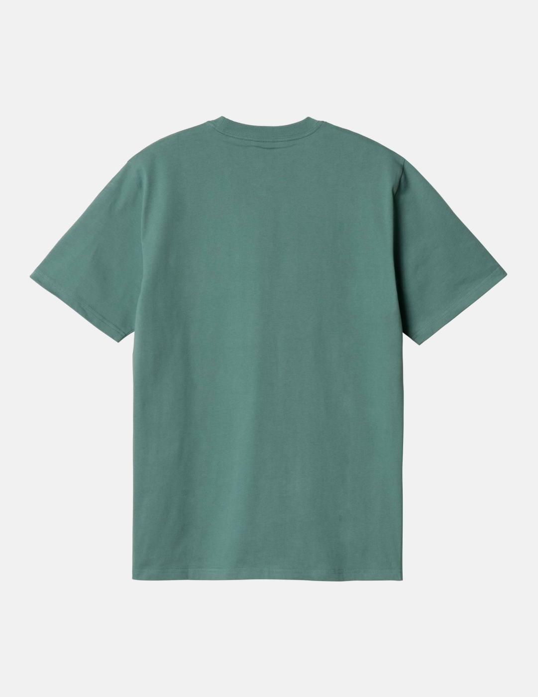 Camiseta CARHARTT WIP POCKET - Silver Pine