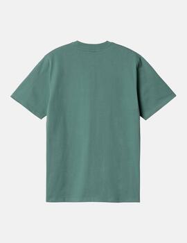 Camiseta CARHARTT WIP POCKET - Silver Pine