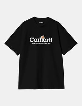 Camiseta CARHARTT WIP LABEL SCRIPT - Black