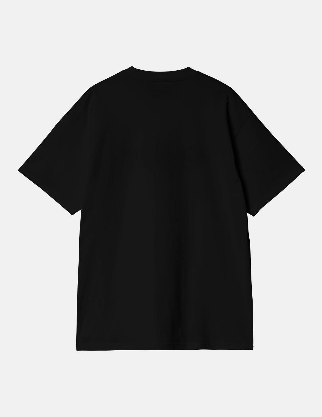 Camiseta CARHARTT WIP LABEL SCRIPT - Black