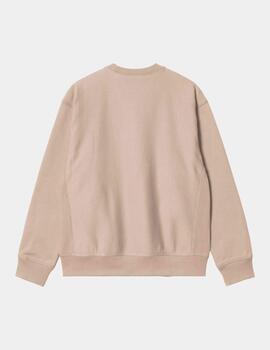 Sudadera Crew CARHARTT WIP AMERICAN SCRIPT - Fleur De Sel
