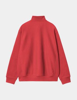 Sudadera CARHARTT WIP HALF ZIP AMERICAN SCRIPT - Tuscany