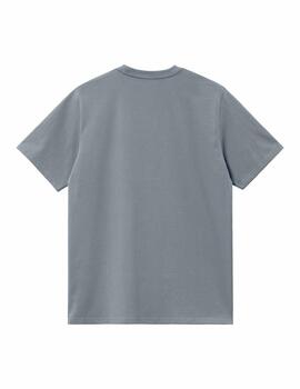 Camiseta CARHARTT WIP SCRIPT - Dove Grey / Wax