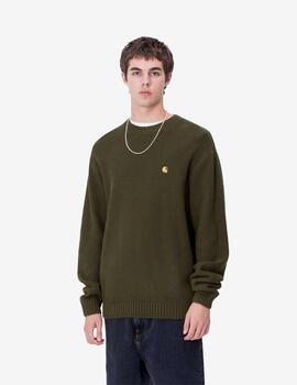 Jersey CARHARTT CHANE - Cypress / Gold