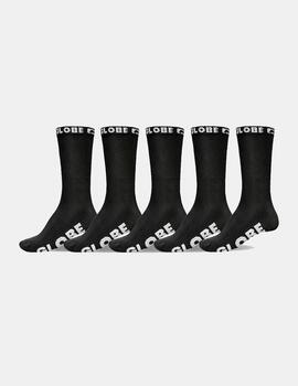 Calcetines BLACK OUT CREW (Pack de 5) - Black/Black