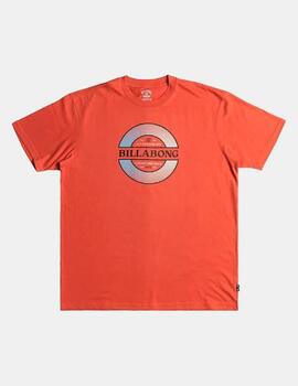 Camiseta BILLABONG RIPTIDE - Dusty Red