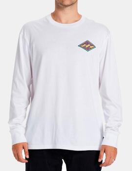 Camiseta BILLABONG CRAYON WAVE LS - White