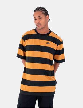 Camiseta HURLEY TOLEDO LISTRA  - Gold Sand