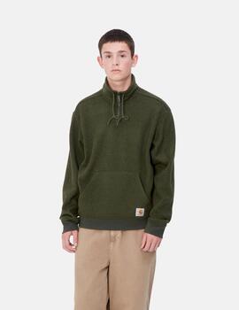 Sudadera CARHARTT WIP LUTHER HALF ZIP - Tarragon Heather