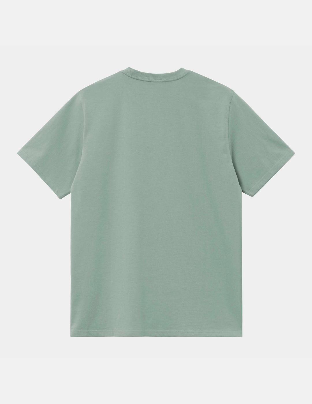 Camiseta CARHARTT WIP CHASE - Frosted Green / Gold