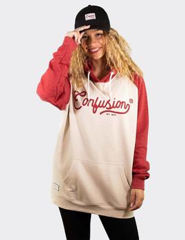 Sudadera Confusion HANDCRAFTED LOGO - Beige